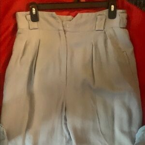 High-Waisted Pleated Pants